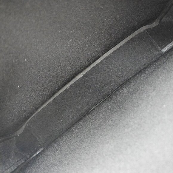 GUCCI Logo Business Shoulder Bag Nylon Leather Black SHW Made in Italy 65KB366 - Picture 12 of 16